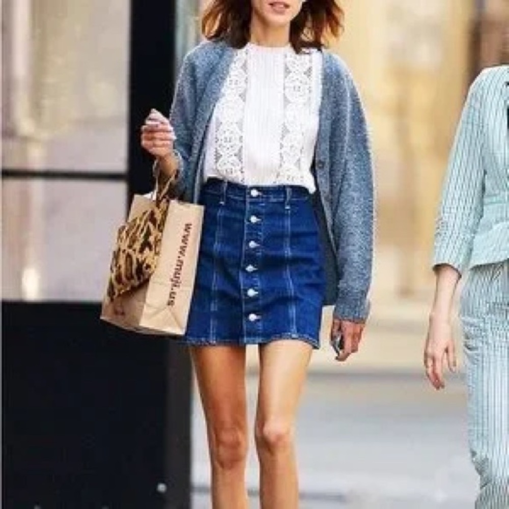 AG Jeans Alexa Chung Kety Denim Skirt - Picture 3 of 14